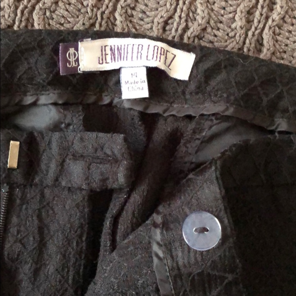 J lo snakeskin ankle pants